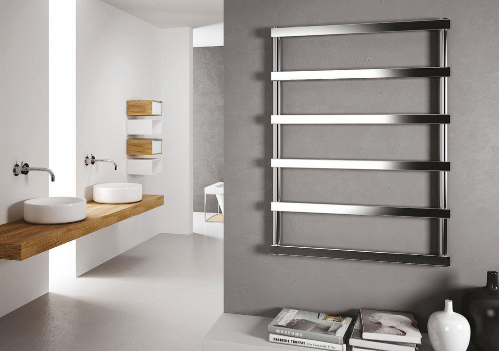 Termoarredo design bagno ALESSANDRA ELETTRICO INOX LUCIDO