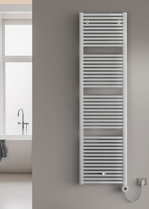 Scaldasalviette elettrico WiFi Tech Cordivari Claudia bianco con termostato integrato