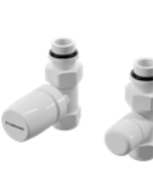 Kit Valvola termostatizzabile e detentore dritta Kristal