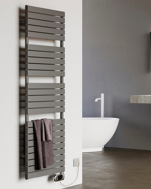 Termorassedo, scaldasalviette elettrico dory con corpi radianti piatti