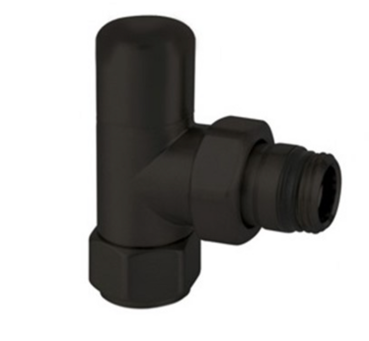 Valvola Termostatica A Squadra 1/2 Per Termosifoni - Con Sensore Liquido E Anti-Gelo, Nero - Foto 12