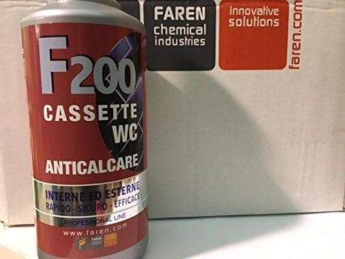Faren F200, Trattamento Anticalcare Disincrostante per cassette incasso Wc,  1Lt (2) : : Salute e cura della persona