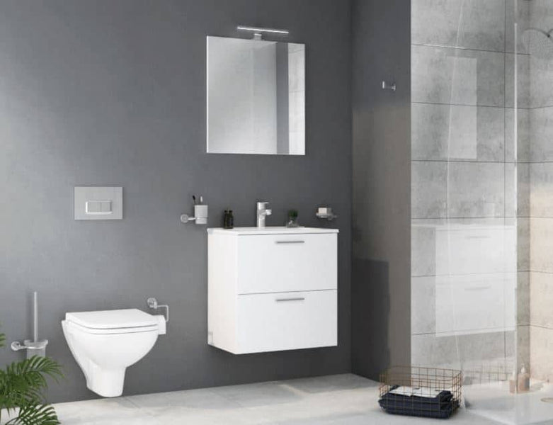 Mobile bagno con lavabo e specchio con luce LED Vitra modello MIA