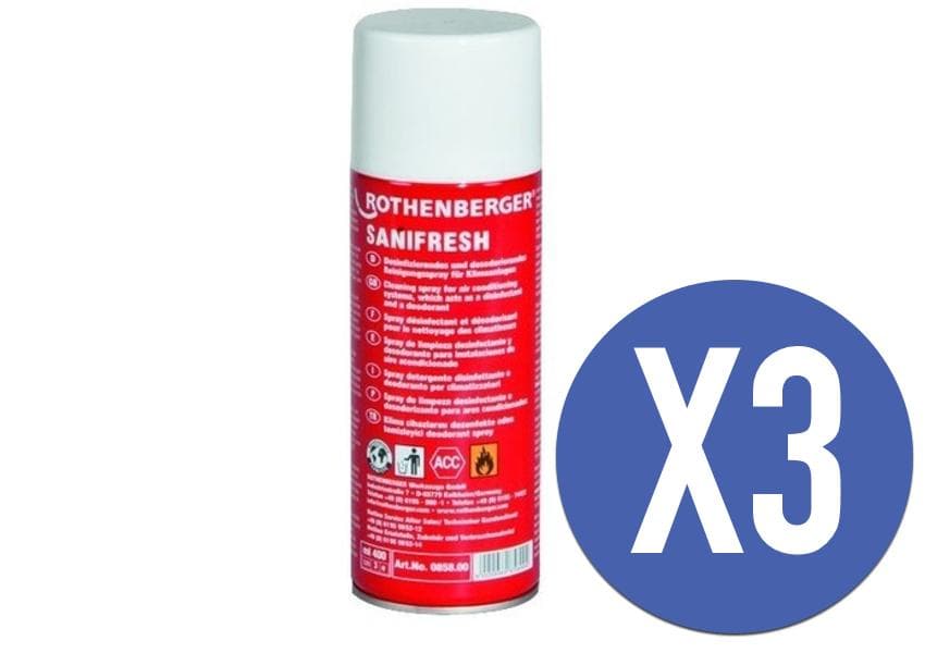 Sanificante detergente disinfettante spray per condizionatori SANIFRESH - KIT 3 confezioni